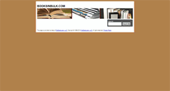 Desktop Screenshot of booksinbulk.com